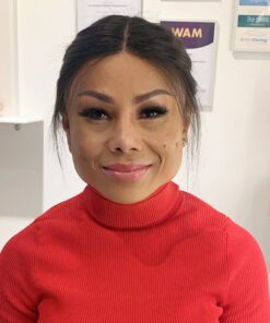 wig in ponytail